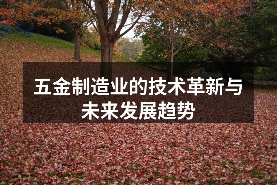 五金制造业的技术革新与未来发展趋势